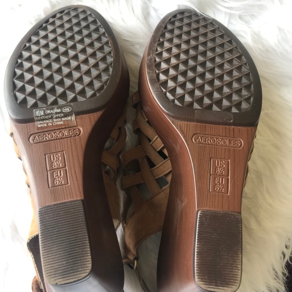 ❤️HOST PICK!!!❤️  Aerosoles platform sandals 8.5 - Picture 2 of 8